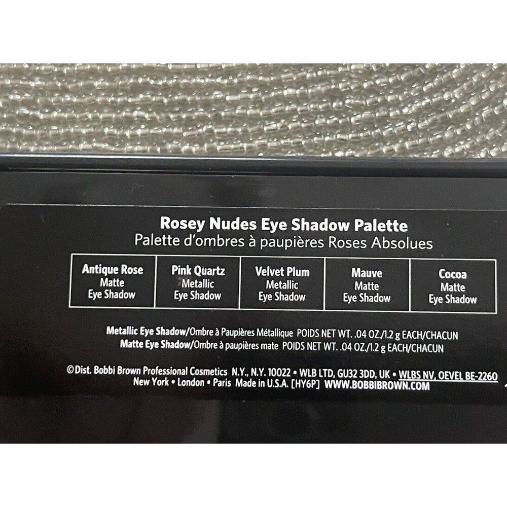 Host Pick BOBBI BROWN Rosey Nudes Eyeshadow Palette 5 Shades New In box - Picture 3 of 5